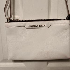 Christian Siriano for Payless white crossbody bag